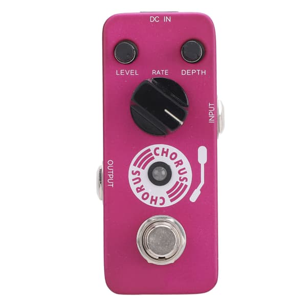 Choruspedal True Bypass Varm Klar Analog Chorus Effektpedal för Elgitarr Bas