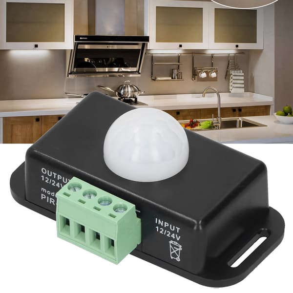 2 st infraröd sensor mänsklig kroppsrörelsedetektering garderob LED-ljusbrytarmodul 12-24V