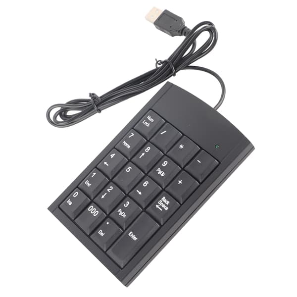 Bärbar Mini USB Numerisk Knappsats Nummer Tangentbord för Bärbar Dator