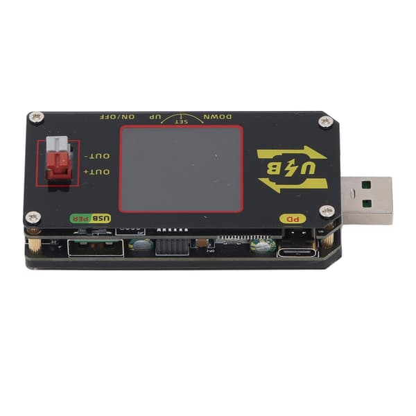 USB3.0 Tester, 1.44\" LCD Display Spænding & Strømmåler, Hurtig Opladningskapacitetsanalysator