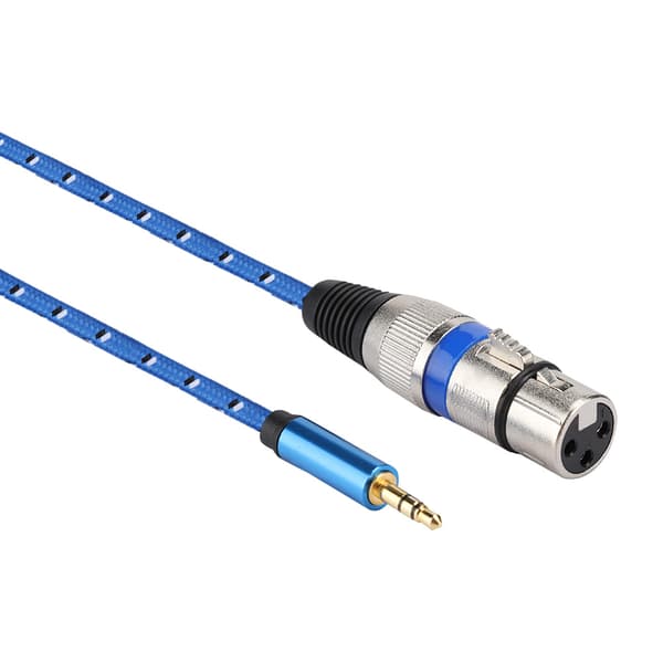 3,5 mm Stereo til XLR Hun Audio Kabel Stik Adapter Patch Ledning 3 Meter