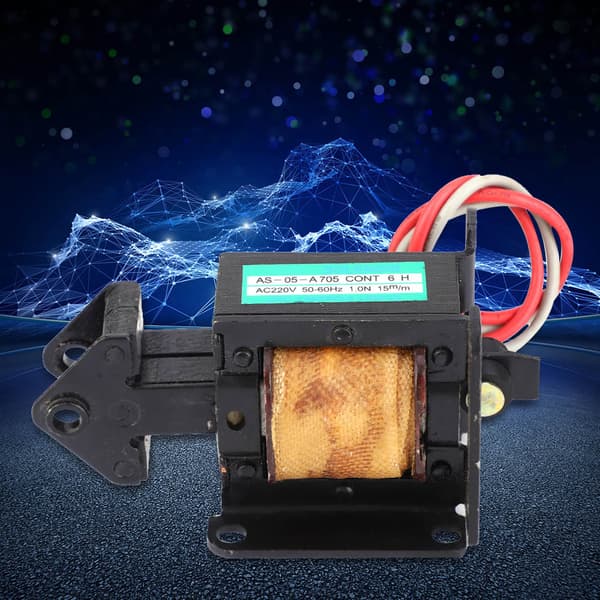 AS-05 A AC Push Pull Solenoid Elektromagnet 220VAC 1N 15mm Slaglängd
