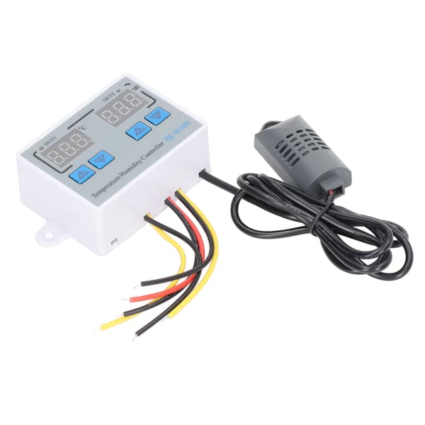 Termostat Digital Temperaturregulator 12V 220W Smart Fugtighedssensorafbryder