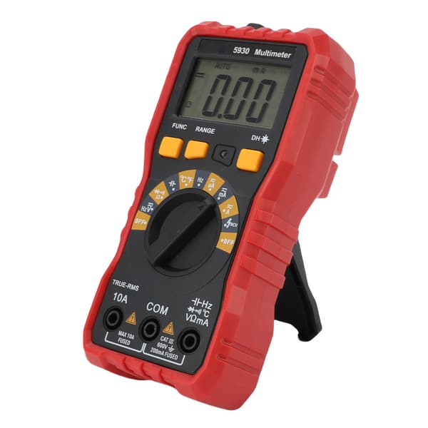 Smart Digital Multimeter Voltmeter Ohmmeter AC DC 600V 10A Kapacitans Tester 20mΩ