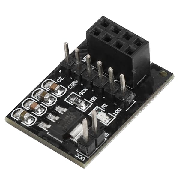 10PCS 3.3V 8Pin NRF24L01+ Trådlös Modul Pinboard Sockel Adapter Modulkort