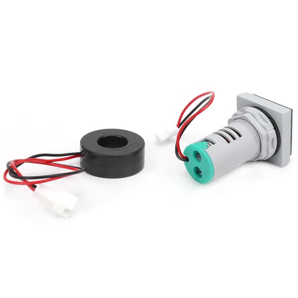 2i1 Volt Amp Meter AD16-22FVA, AC Spændingsstrømstester, Grøn LED-indikator