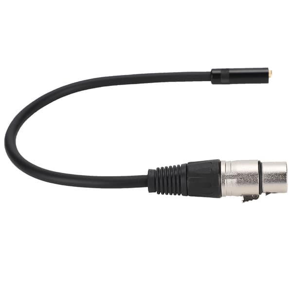 3,5 MM hun til XLR hun zinklegering 3,5 MM interface lydadapterkabel patchkabel