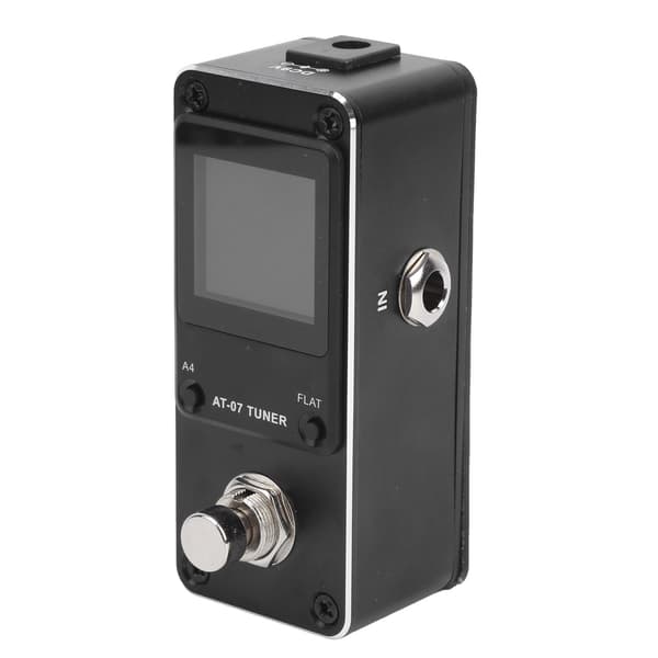 Elgitarrpedaltuner Bas 430‑450Hz True Bypass-omkopplare Aluminiumlegering AT‑07