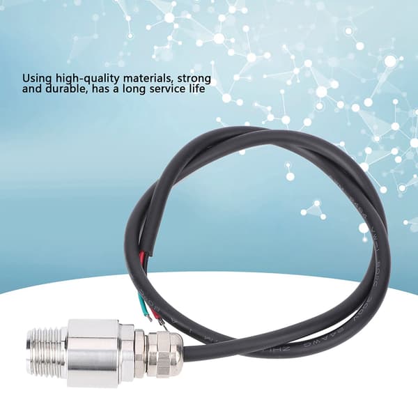 Trycksensor Spänningsutgång Luftkompressordelar 1/4NPT 5V DC 0-1MPa Mätare