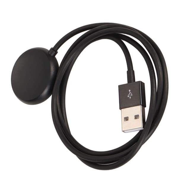 Ur-oplader til Google Pixel Bærbar USB Magnetisk Trådløs Ur-opladerkabel til Hjemmerejse Kontor Sort