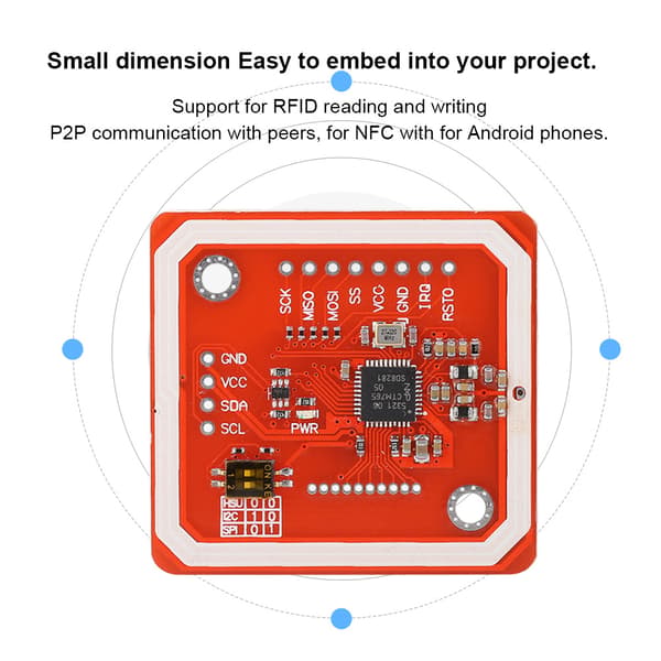 PN532 til NFC / RFID V3 Trådløs Modul Læser Skriver Kort til Android Mobilkommunikation