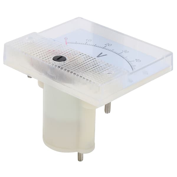 85C1 DC 0-50V Analog Voltmeter Panelmåler, Indbygget Volt Tester
