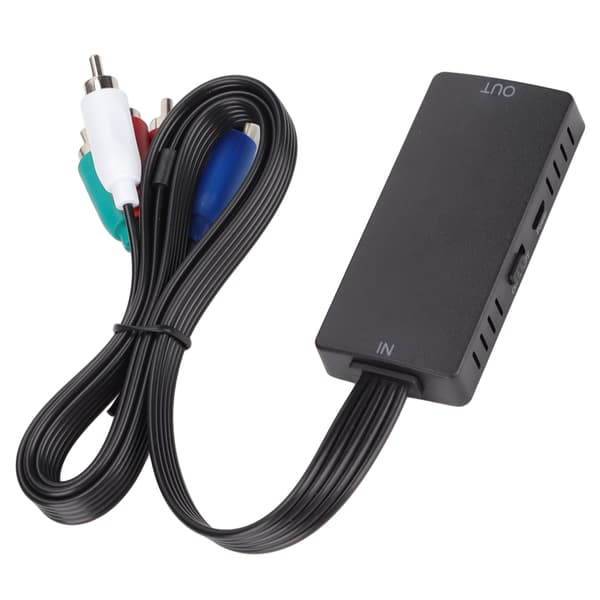 YPbPr til HD Multimedia Interface Adapter Komponent 1080P AV Konverter til DVD HDTV Skærm