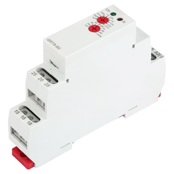 GRT8-B2 Mini 1-funktions DIN-skinne timerrelæ 12-240V AC/DC