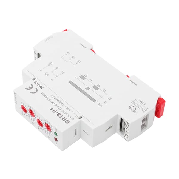 Tidsforsinkelsesrelæmodul Multifunktionel Pulsafbryder LED-indikator AC DC 12-240V