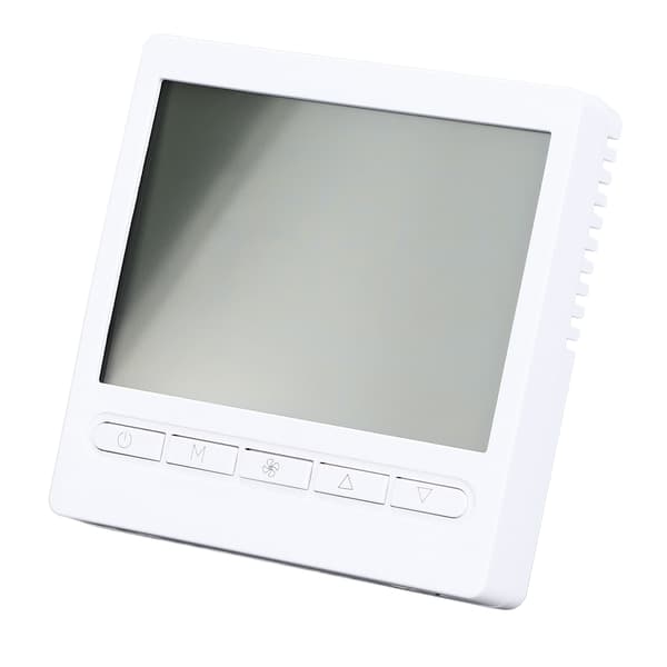 Digital termostat PC ABS-hölje Knappkontroll NTC-sensor LCD-display Hotelltermostat för luftkonditionering