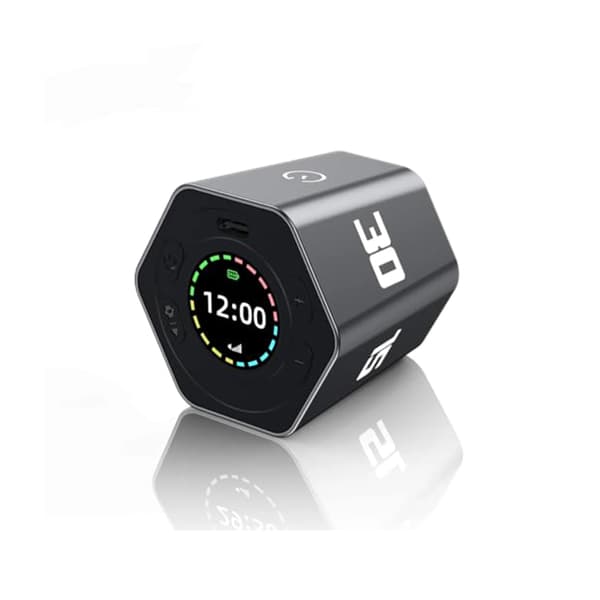 Genopladelig Magnetisk Pomodoro Terning Timer, USB-C Opladende Fokus Timer til Studie & Arbejde