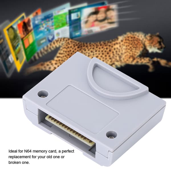256Kb Erstatningshukommelseskort til Nintendo N64 Spillekonsol Controller Plug and Play