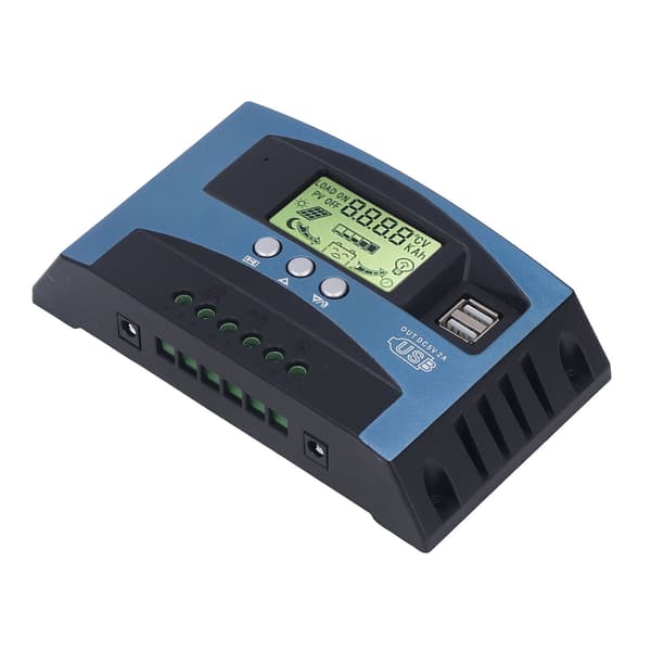 MPPT Solar Charge Controller 80A, 12V/24V Auto, LCD Real-Time Display PV Regulator