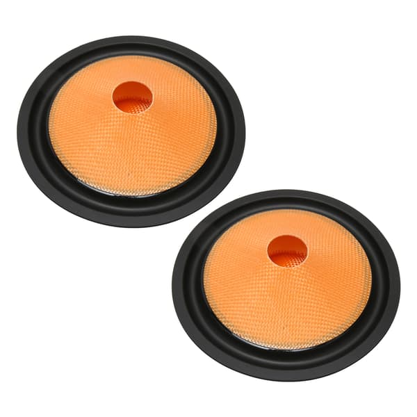 Högtalarkon Trummpapper Professionell 1 tums innerdiameter Ersättningssubwoofer Trummpapper Orange