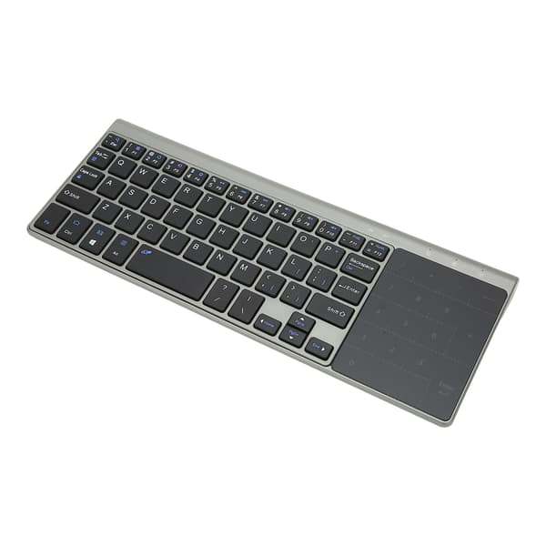 2.4G Trådløst Tastatur Touchpad 2 i 1 Bærbart Trådløst Tastatur med Følsom Touchpad til IOS til Windows til Android