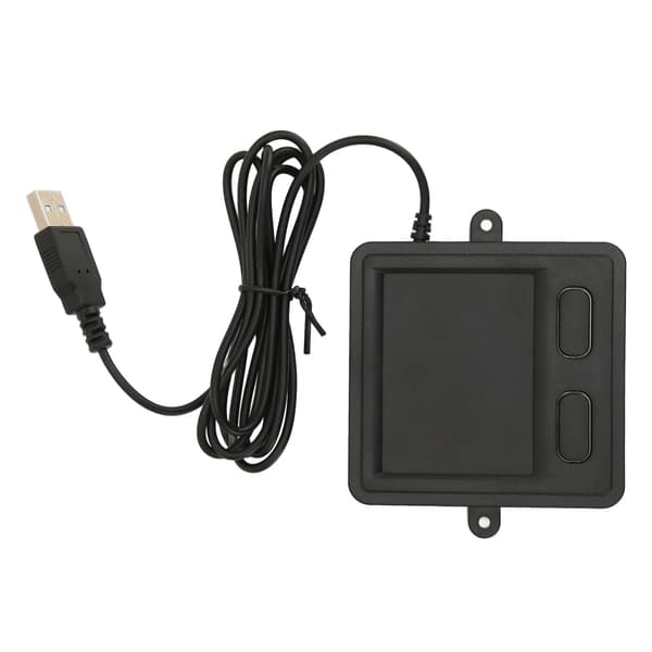 Kablet USB Touchpad Multifunktionel Høj Følsomhed 2 Knap Design Sort Bærbar Trackpad til Bærbar Computer Stationær Hjemmekontor