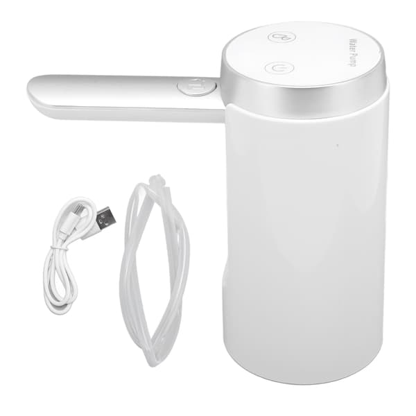 5 Gallon Jug Vattenpump Vikbar Mun LED-display Bärbar Vattendispenser för Hem Sovsal Kontor Utomhus