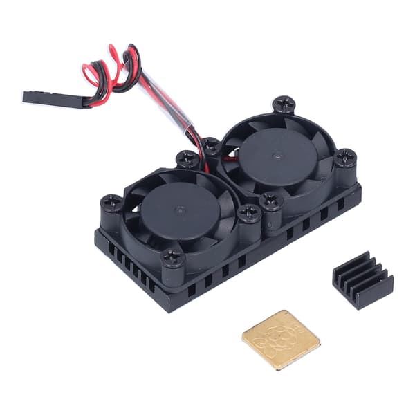 Køleventilatorer til Raspberry Pi køleplade køleradiator ABS lav støj til 3B 3B+ 4 4B