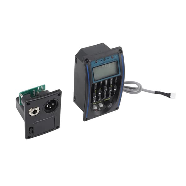 Akustisk Gitarr Pickup Exakt Stämning Multifunktionell Gitarr EQ Equalizer Pickup