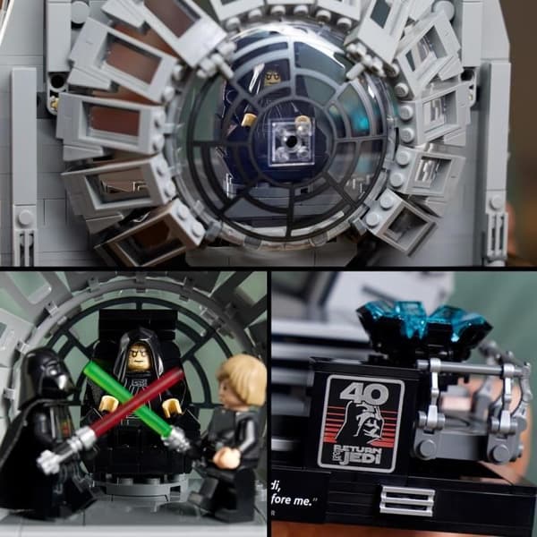 LEGO® Star Wars 75352 Emperor's Throne Room Diorama, modelsæt med lyssværd