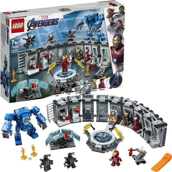 LEGO® Marvel Super Heroes 76125 - Iron Mans rustningsrum - Byggesæt
