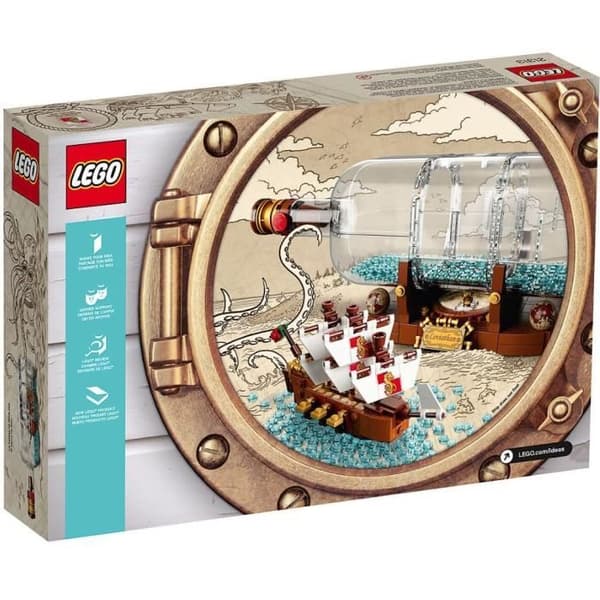LEGO® IDEAS 21313 Laiva Pullossa