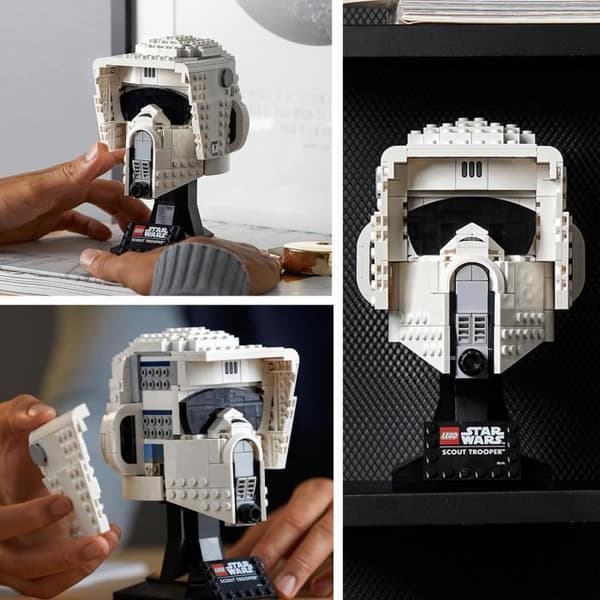 LEGO® Star Wars 75305 Scout Trooper Hjelm, Sæt, Maske, Model, Gave til Voksne
