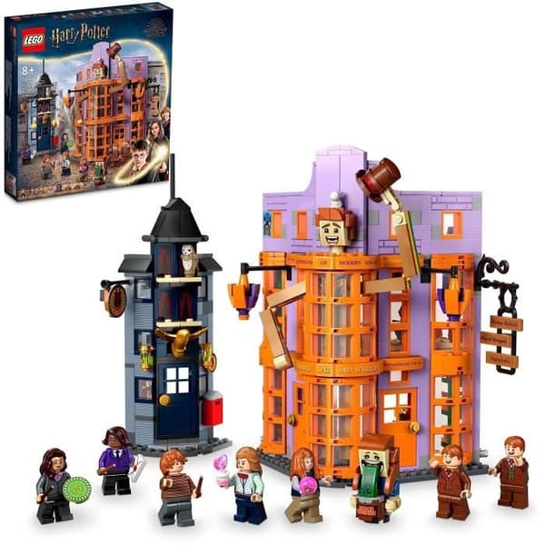 LEGO® Harry Potter 76422 Diagonalgyde: Weasley, troldmandspøg, legetøj