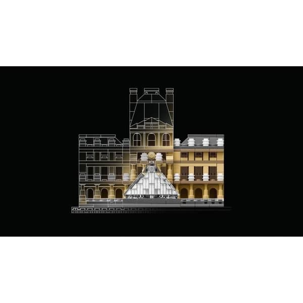 LEGO® Architecture - Louvre - 695 osaa - Alkaen 12 vuotta