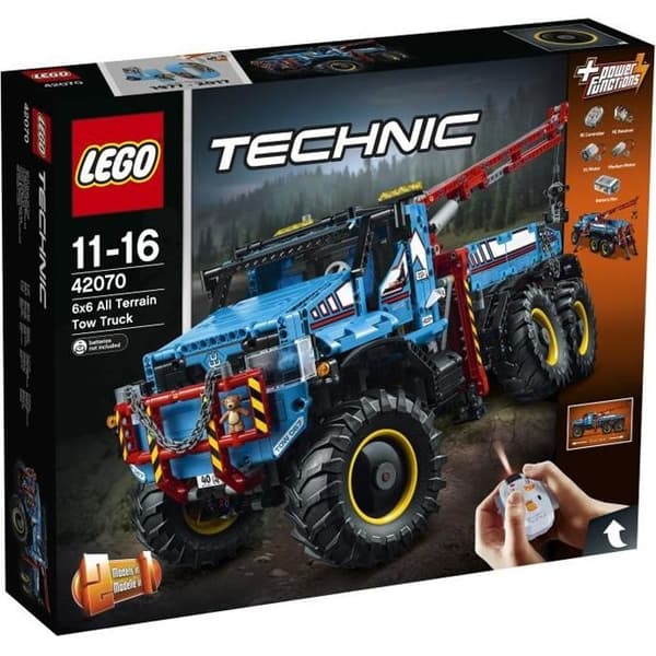 LEGO® Technic 42070 Terrængående Bugseringsvogn 6x6