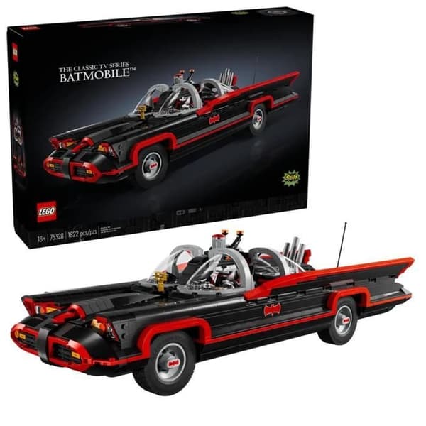 LEGO BATMAN 76328 Klassisen televisiosarjan Batmobile