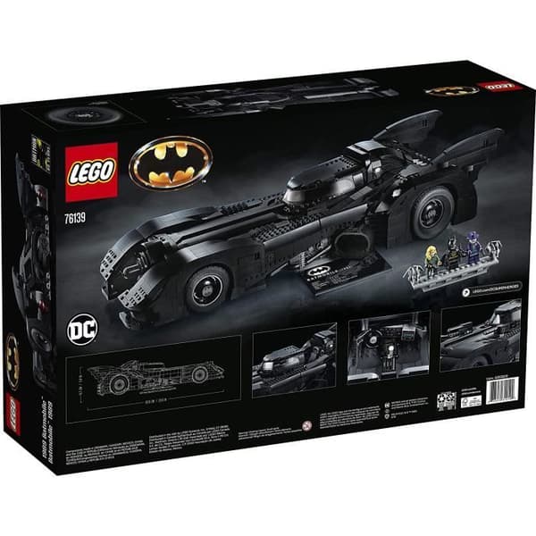 Byggesæt - Lego - 76139 - Batmobile 1989 - Sort - Fra 3 år