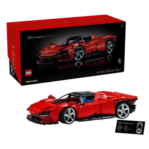 LEGO® Technic 42143 Ferrari Daytona SP3, Modelbil, Bygbar Model, Voksne