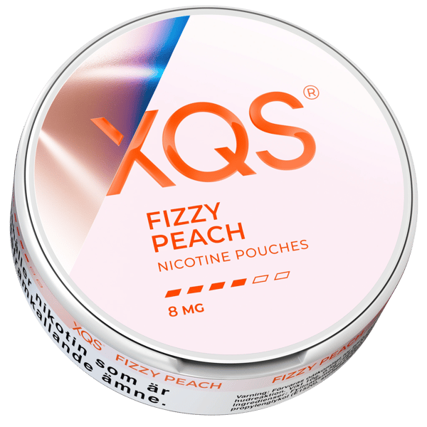 XQS Fizzy Peach 8 mg 10-pack