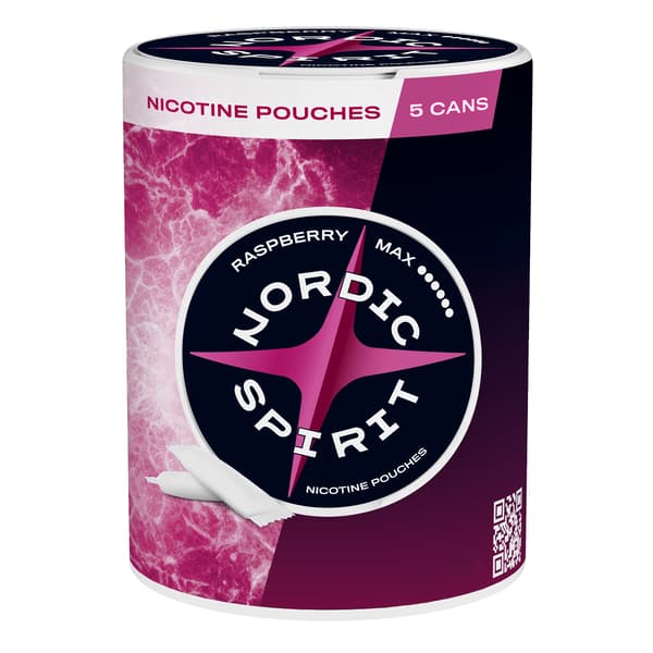 Nordic Spirit Raspberry Max 5-pack
