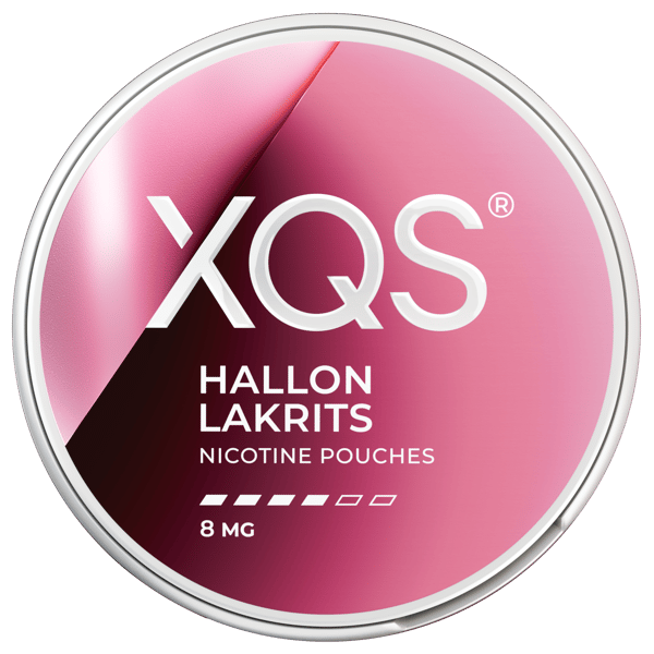 XQS Hallon Lakrits 8mg 10-pack