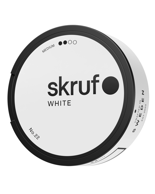 Skruf no. 22 White Medium 10-pack