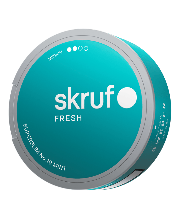 Skruf Fresh no. 10 Mint Superslim Medium 10-pack