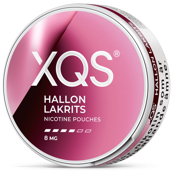 XQS Hallon Lakrits 8mg 10-pack