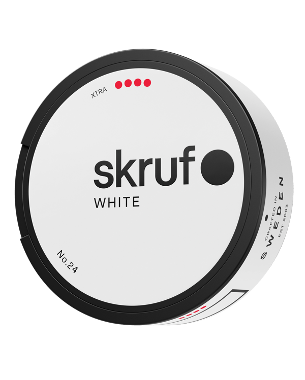 Skruf no. 24 White Xtra Strong 10-pack