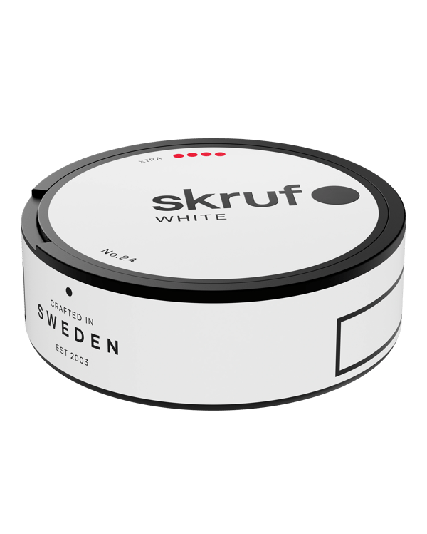 Skruf no. 24 White Xtra Strong 10-pack