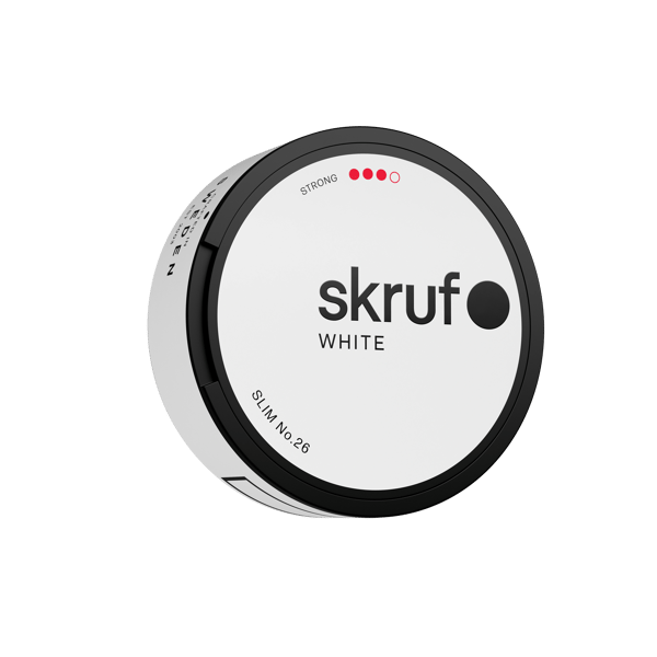Skruf no. 26 Slim White Strong 10-pack