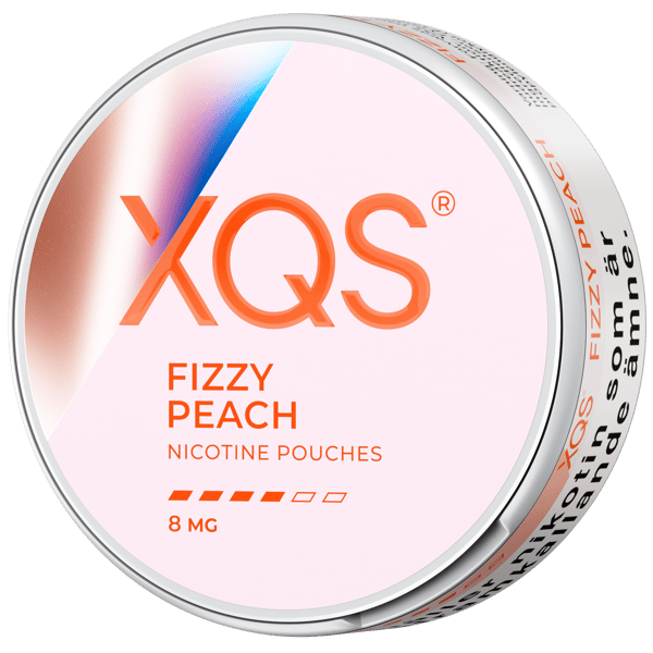 XQS Fizzy Peach 8 mg 10-pack
