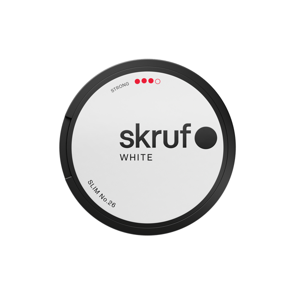 Skruf no. 26 Slim White Strong 10-pack